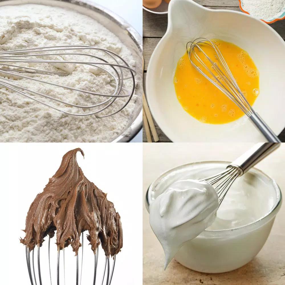 Classic Cuisine Stainless Steel Wire Whisk Set of 3
