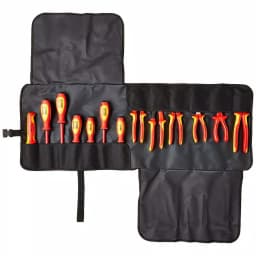 KNIPEX 13-Piece 1000V Insulated Electrician's Tool Set with Tool Roll thumbnail 4