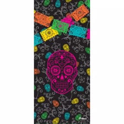 My Door Decor The Pumpkin Heads Day of the Dead Halloween Front Door Decor Mural, 36 in. x 80 in. thumbnail 1