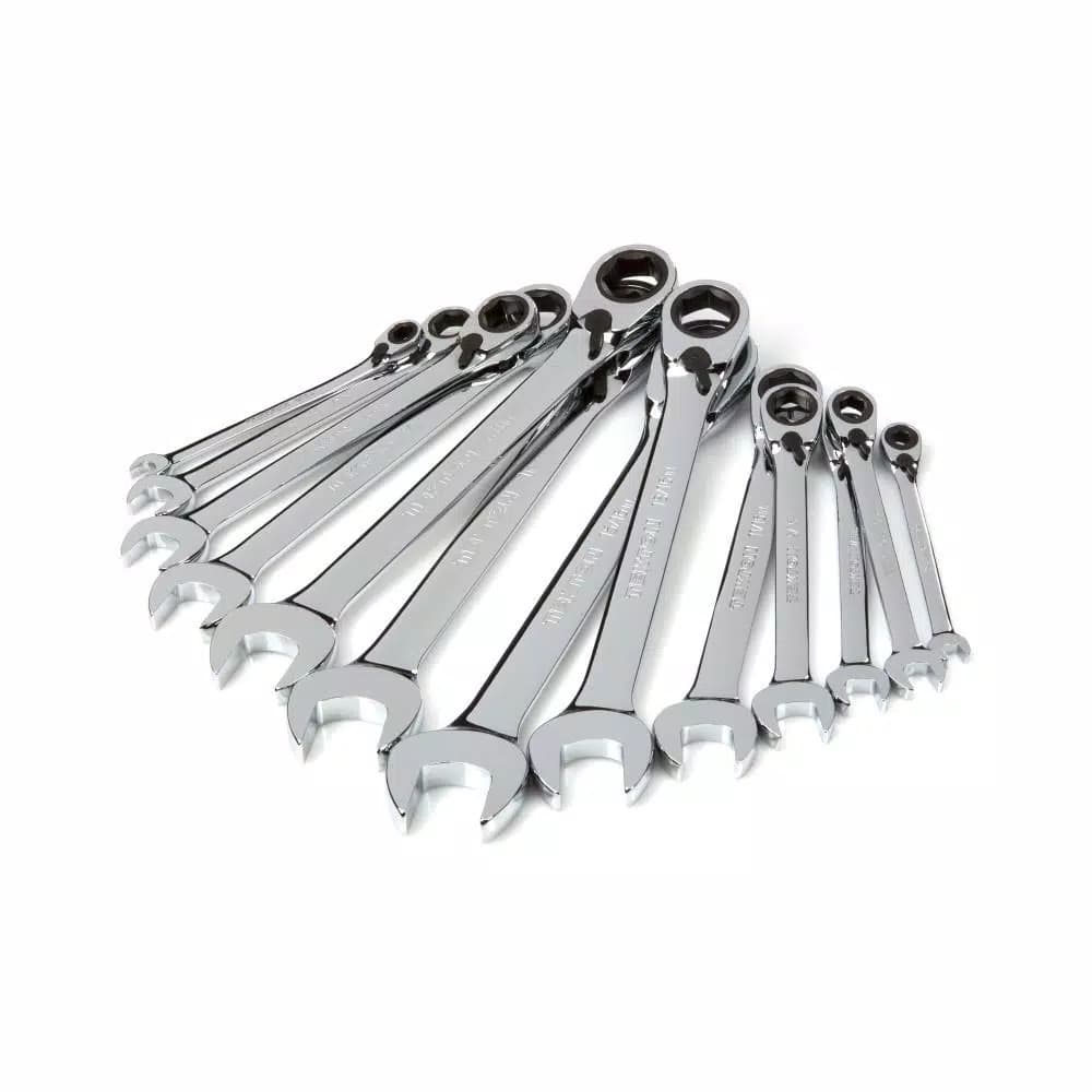 TEKTON 13-Piece Reversible Ratcheting Combination Wrench Set, 1/4 in. to 1 in., SAE with Storage Keeper