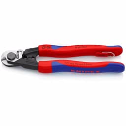 KNIPEX 7-1/2 in. Wire Rope Cutters with Dual-Comfort Grip and Tether Attachment thumbnail 1