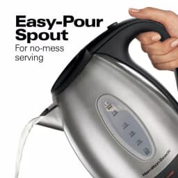 Hamilton Beach 1.7L Stainless Steel Electric Kettle, 7-Cup Rapid Boil thumbnail 5