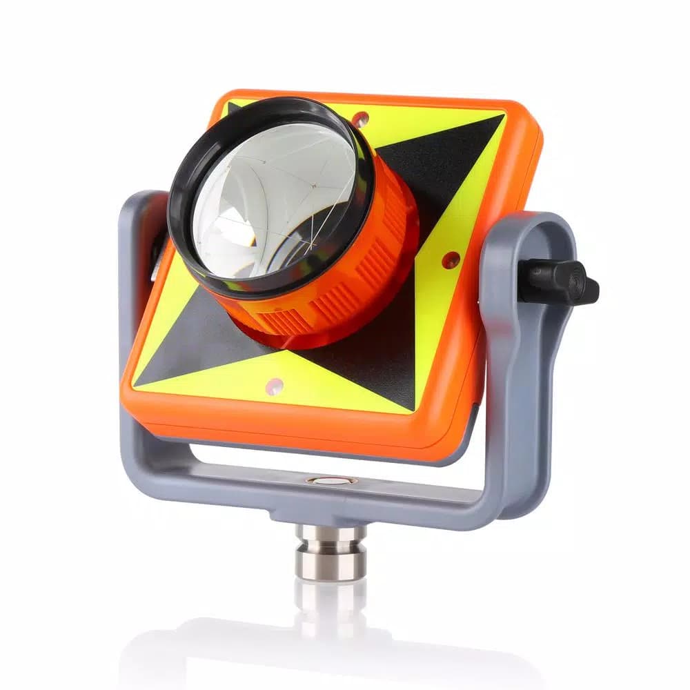 AdirPro 720-12 LED Flashing Prism - 2.5 in. Silver-Coated Prism for Long Distance Surveying