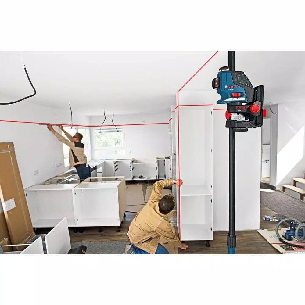 Bosch BP350 Telescoping Pole System with 1/4 in. to 20 in. Threaded Laser Mount