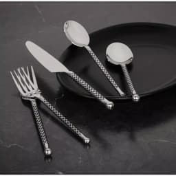Utica Cutlery Co. Utica Cutlery Company Charred 20-Piece Stainless Steel Flatware Set, Service for 4 thumbnail 1