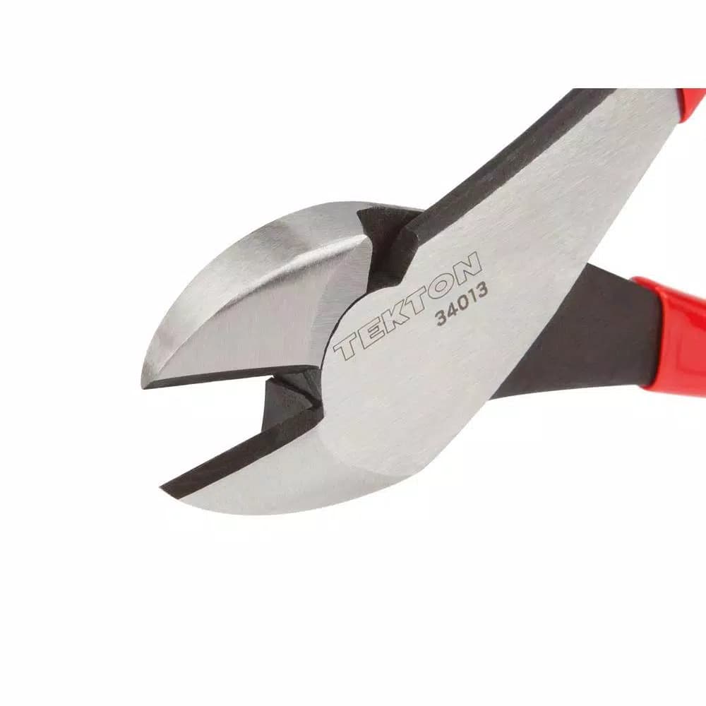 TEKTON 3-Piece Plier Set: Diagonal Cutting, Lineman's, and Long Nose Pliers