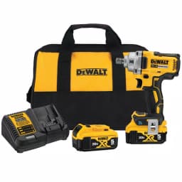 DEWALT 20V MAX XR 1/2 in. Brushless Mid-Range Impact Wrench Kit with (2) 5.0 Ah Batteries & Charger thumbnail 1