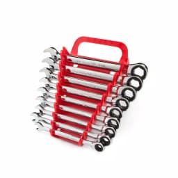 TEKTON 9-Piece Metric Ratcheting Combination Wrench Set, 8-16 mm thumbnail 1
