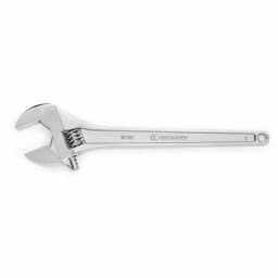 Crescent 18 in. Adjustable Wrench with Hex Jaw Design and Chrome Finish thumbnail 1