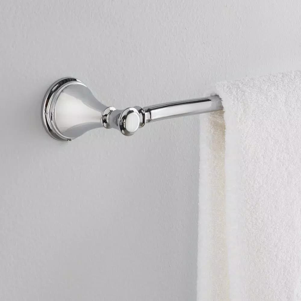 Delta Cassidy 24 in. Single Towel Bar in Polished Chrome