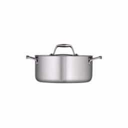 Tramontina Gourmet 5 Qt. Tri-Ply Clad Stainless Steel Round Dutch Oven with Lid thumbnail 2
