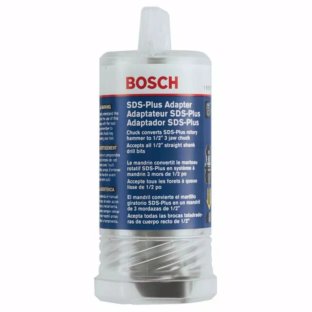 Bosch Black Metal SDS-Plus to 1/2 in. Standard Drill Chuck Adapter