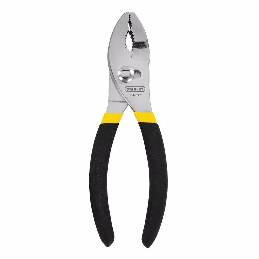 Stanley 3-Piece Plier Set, 6 in. Drop-Forged Steel Slip Joint, Diagonal, and Long Nose Pliers