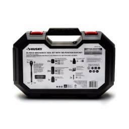 Husky 60-Piece 3/8 in. Drive 100-Position Universal Socket and Ratchet Mechanics Tool Set thumbnail 9