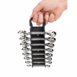 TEKTON 8-Tool Store-and-Go Stubby Wrench Keeper, Low Profile Toolbox Organizer, Black thumbnail 4