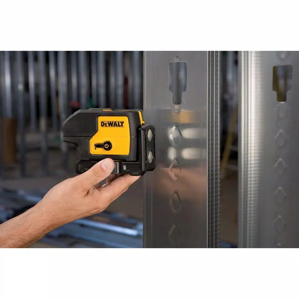 DEWALT DW083K 3-Beam Red Self-Leveling Laser Level, 100 ft. Range