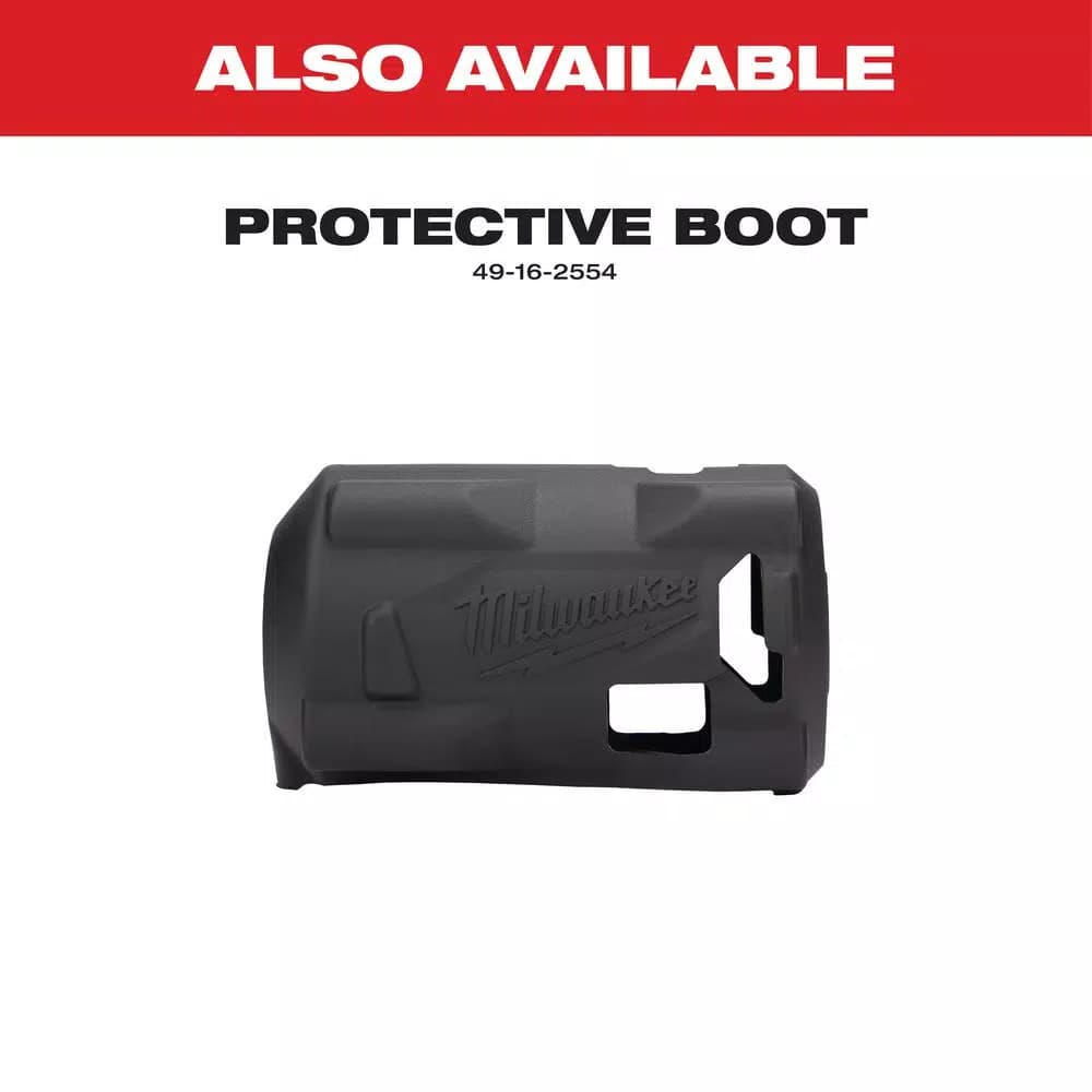 Milwaukee M12 FUEL 3/8 in. Stubby Brushless Cordless Impact Wrench Kit with Two Batteries and Charger