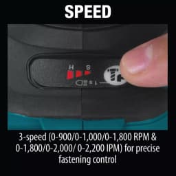 Makita 18V LXT Brushless Cordless High Torque 1/2 in. Square Drive Impact Wrench with 5.0 Ah Battery thumbnail 13
