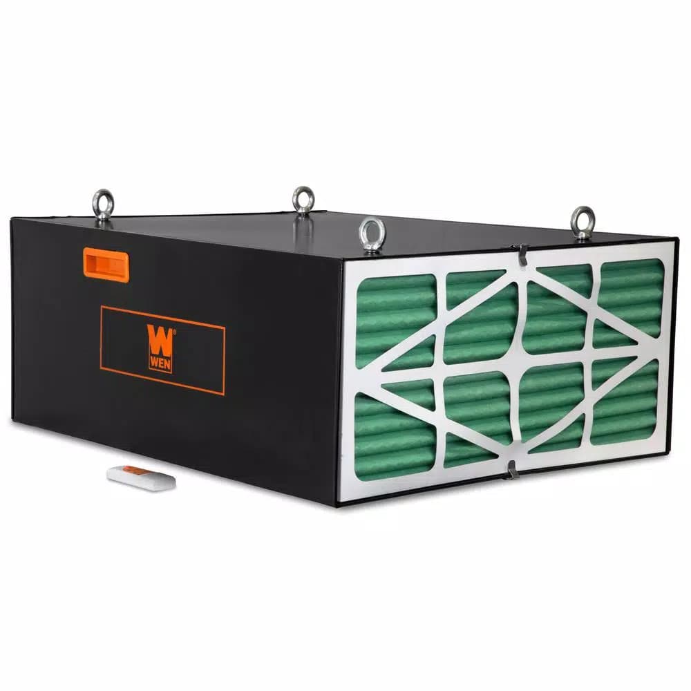 WEN 3-Speed Remote-Controlled Industrial Air Filtration System (556/702/1044 CFM)