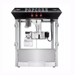 Unbranded 8 oz. Commercial Countertop Popcorn Popper Machine with Storage Cabinet, Black & Stainless Steel thumbnail 6