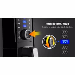 Emerald 5.5 Qt. Digital XL Air Fryer, 1800W with 7 Presets and Keep Warm Function, Black thumbnail 7