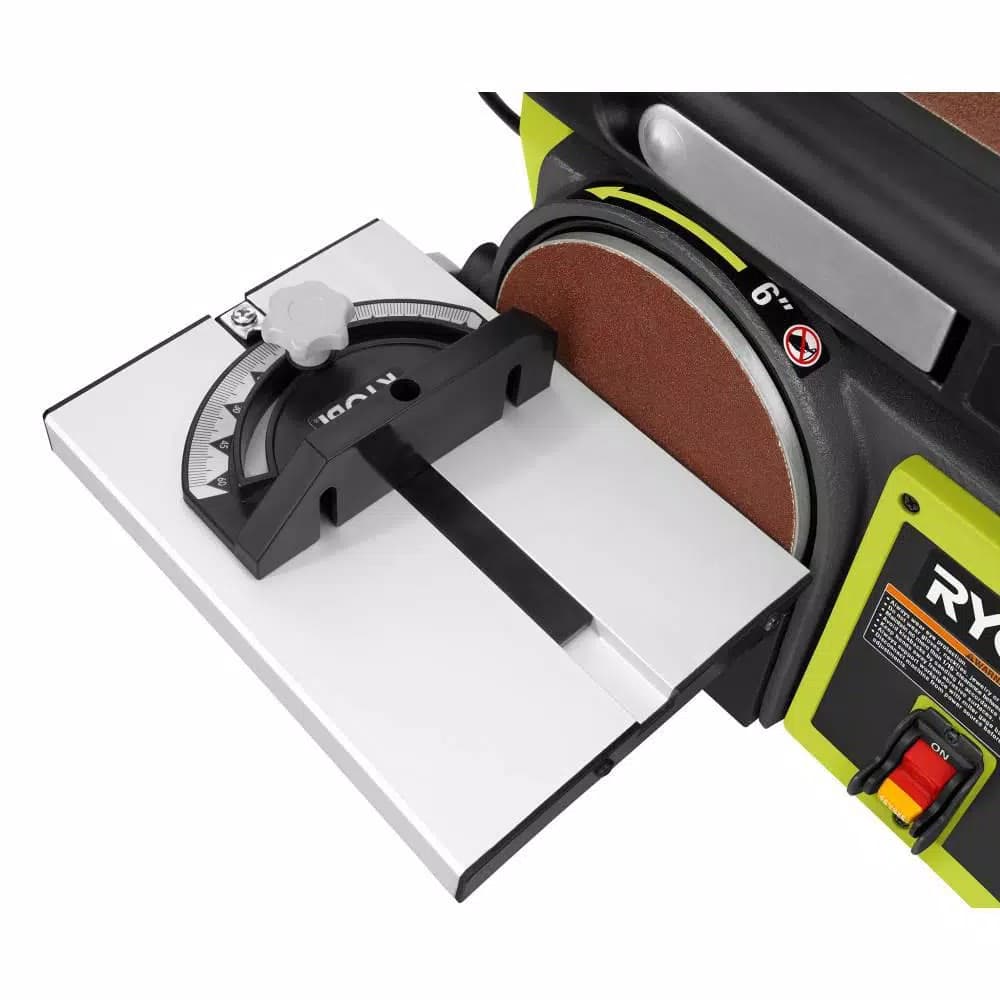 RYOBI 4 in. x 36 in. Belt and 6 in. Disc Sander, 120 V