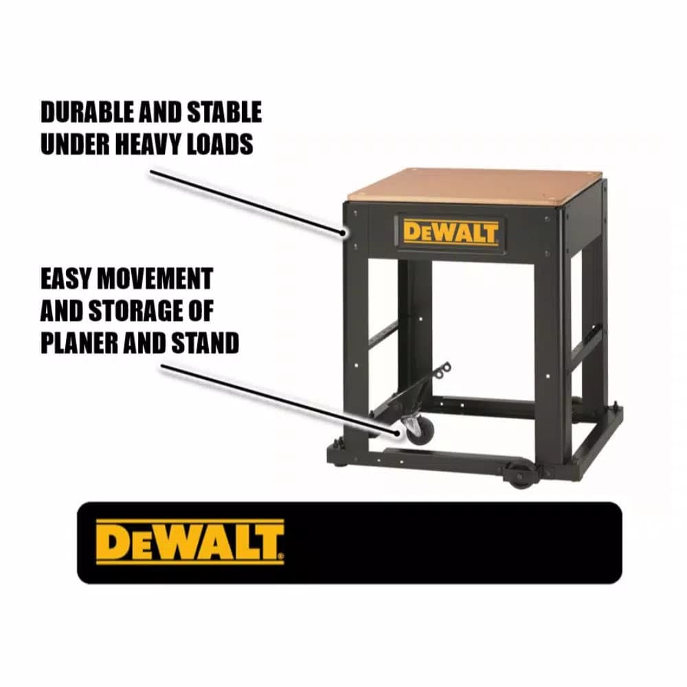 DEWALT Mobile Thickness Planer Stand with Mobile Base and MDF Top