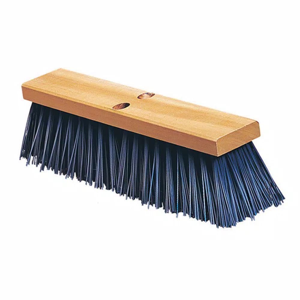Carlisle Flo-Pac 18 in. Blue Heavy Weight Polypropylene Street Sweep Broom Head (6-Case)