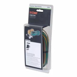 CURT 4-Way Flat Trailer Connector Kit with 20' Color-Coded Wires thumbnail 5