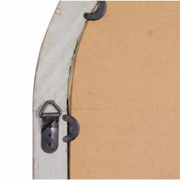 LITTON LANE Hayes Oversized Arch Distressed Brown Wood Window Mirror (72 in. x 23 in.) thumbnail 6