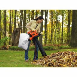 BLACK+DECKER 12-Amp Corded Electric 3-in-1 Handheld Leaf Blower, Vacuum, and Mulcher, 230 MPH, 385 CFM thumbnail 2