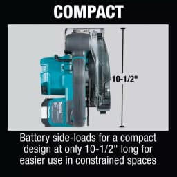 Makita 18V LXT Brushless 5-7/8" Metal Cutting Saw Kit with 5.0Ah Battery & Charger thumbnail 8