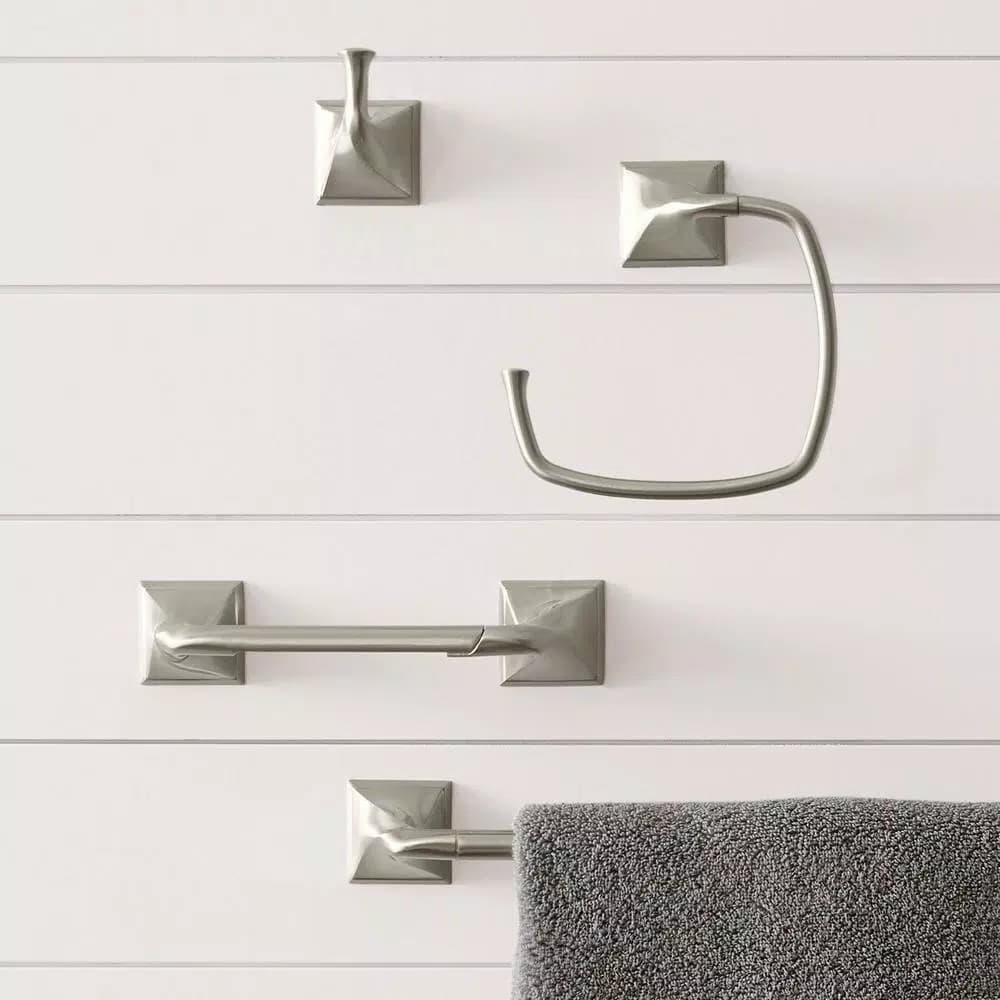 Delta Everly Single Towel and Robe Hook in Brushed Nickel