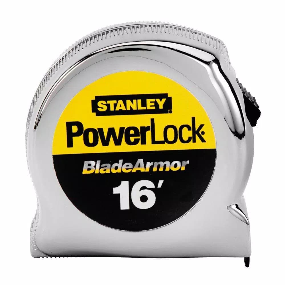 Stanley PowerLock 16 ft. x 1 in. Tape Measure with BladeArmor Coating and 8 ft. Standout