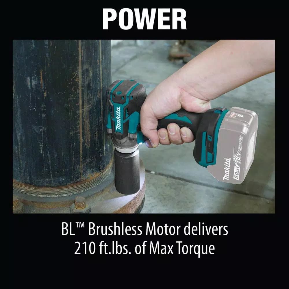 Makita 18V LXT Brushless 1/2 in. 3-Speed Impact Wrench (Tool Only)