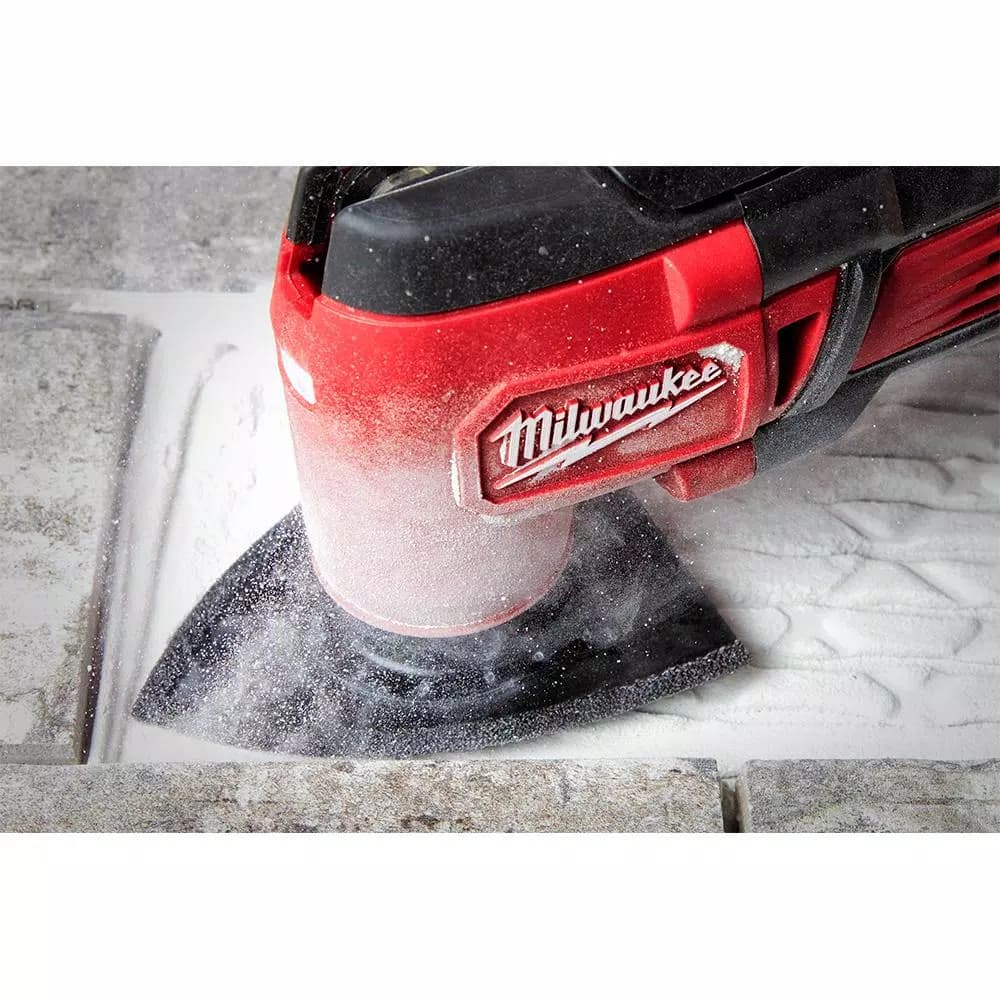 Milwaukee 3 in. Universal Fit Hybrid Carbide Grit 2-in-1 Oscillating Multi-Tool Blade for Tile Work