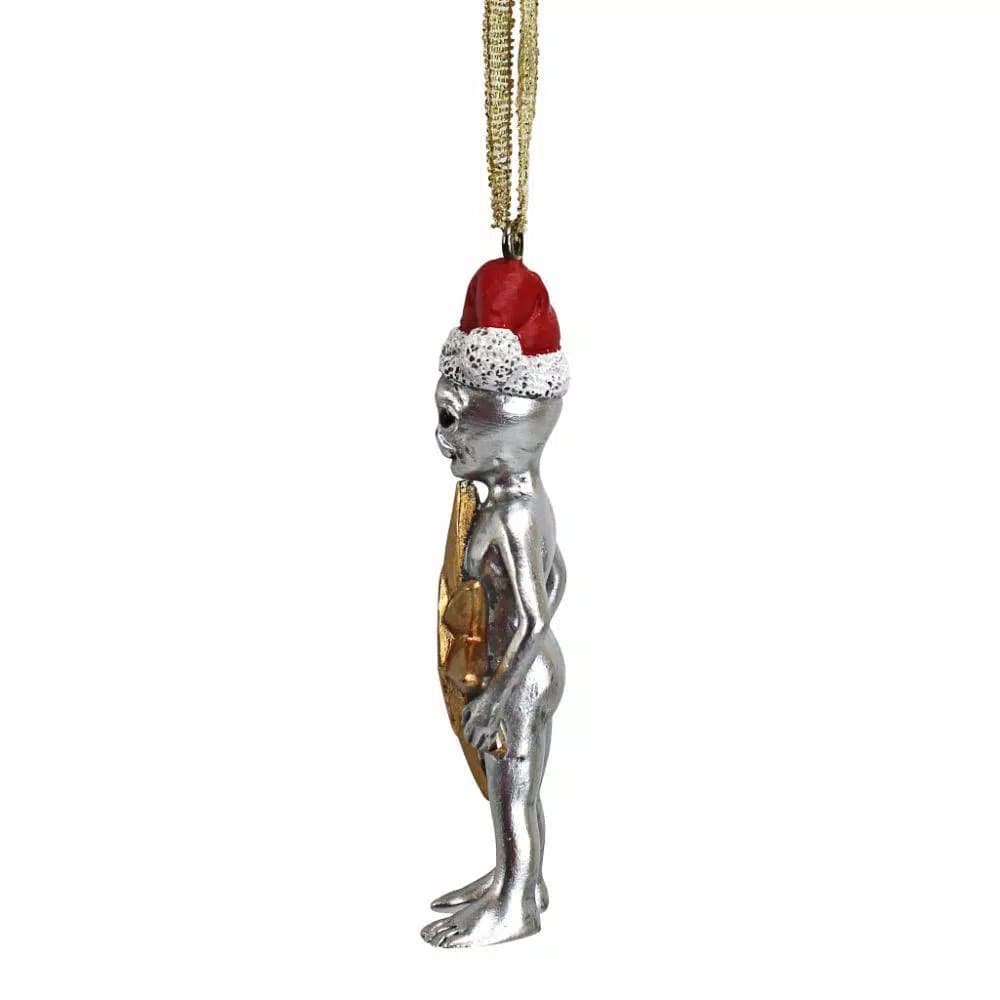 Design Toscano Wiseman Star Christmas Alien Holiday Ornament Set, 3-Piece