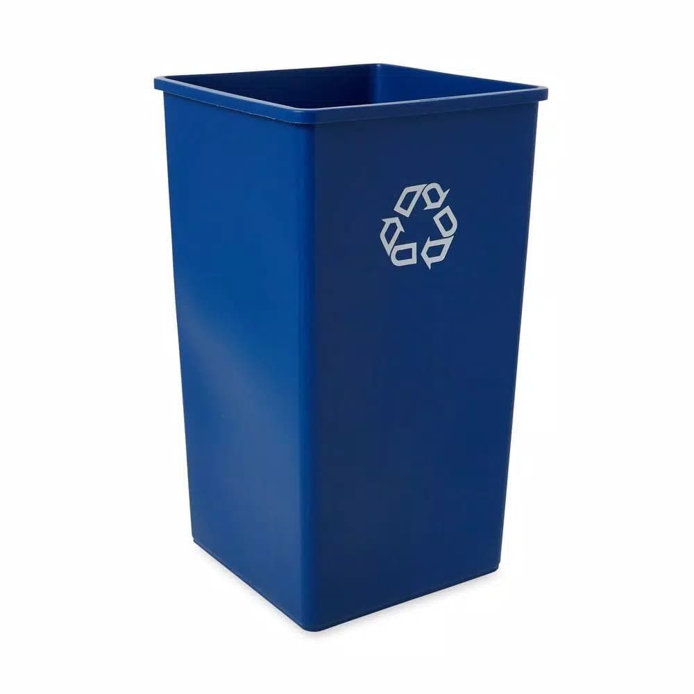 Rubbermaid Commercial Products Rubbermaid Commercial 50 Gal. Blue Square Recycling Container