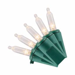 Home Accents Holiday 300-Light LED Warm White Mini String Lights, Constant On, Green Wire (Set of 2) thumbnail 1