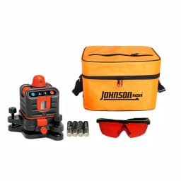 Johnson Manual-Leveling Rotary Laser Level with 800 ft. Range and Dual Scan Modes thumbnail 2