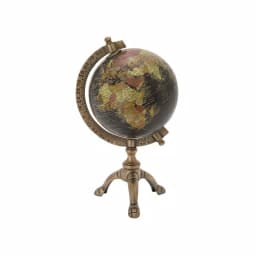LITTON LANE 12 in. Vintage Globe with Oil-Rubbed Bronze Tripod Base thumbnail 2