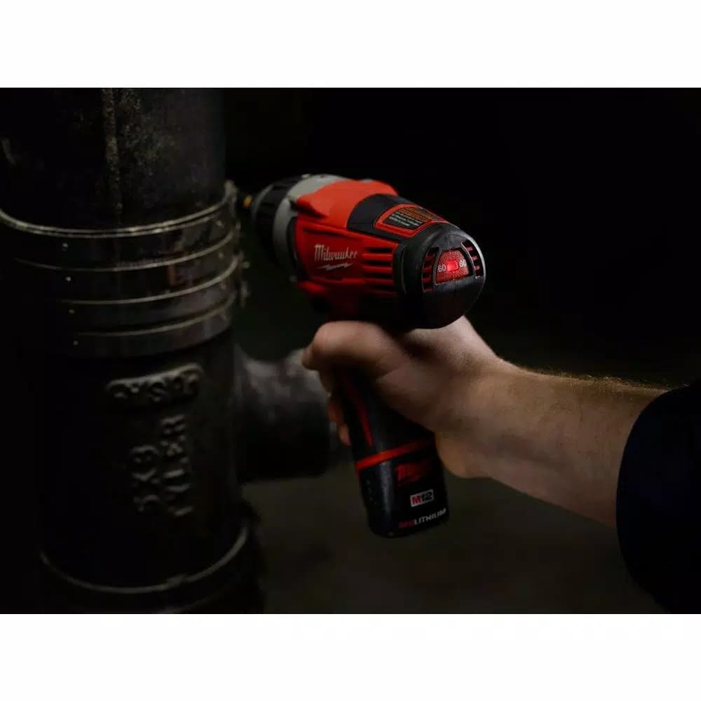 Milwaukee 2455-20 M12 12V Lithium-Ion Cordless 1/4 in. No-Hub Coupling Driver (Tool-Only)