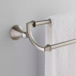 Delta Mandara 24 in. Double Towel Bar, Brushed Nickel thumbnail 3