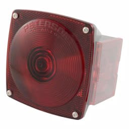 CURT Replacement Combination Trailer Light Rear Lens, Red thumbnail 2
