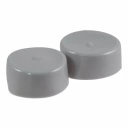 CURT 1.98" Bearing Protector Dust Covers, Gray Plastic (2-Pack) thumbnail 3