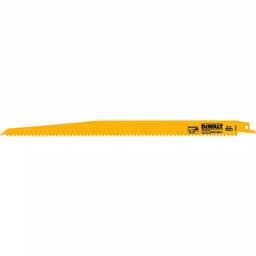 DEWALT 12 in. 6 TPI Bi-Metal Taper Back Reciprocating Saw Blade, 5-Pack thumbnail 4