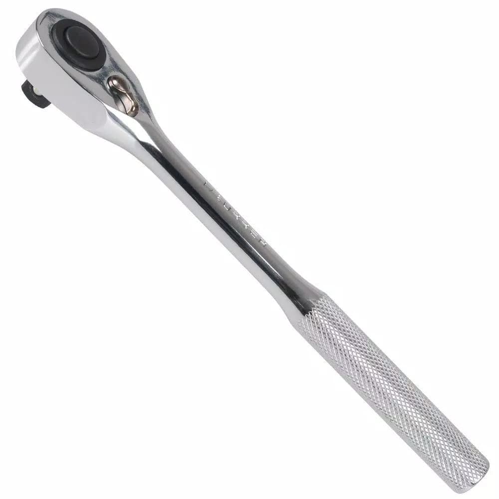 URREA 1/2 in. Drive Reversible Chrome Ratchet, 48-Tooth High Torque Hand Tool