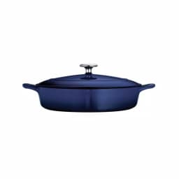 Tramontina Gourmet 4 Qt. Enameled Cast Iron Braising Pan with Lid thumbnail 5