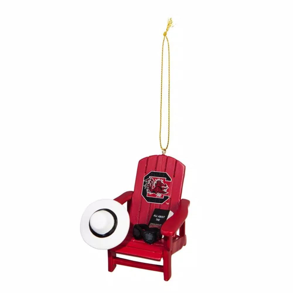 Team Sports America University of South Carolina NCAA Adirondack Chair Christmas Ornament