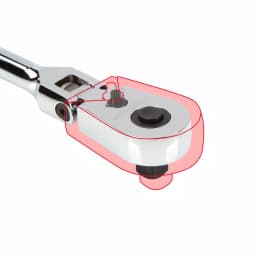 TEKTON 1/2 in. Drive 10-1/2 in. Flex Quick-Release Ratchet, 90-Tooth Ultra-Compact Head thumbnail 4